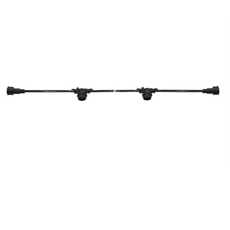 catenaria luci esterno nova line ip65 10mt nera