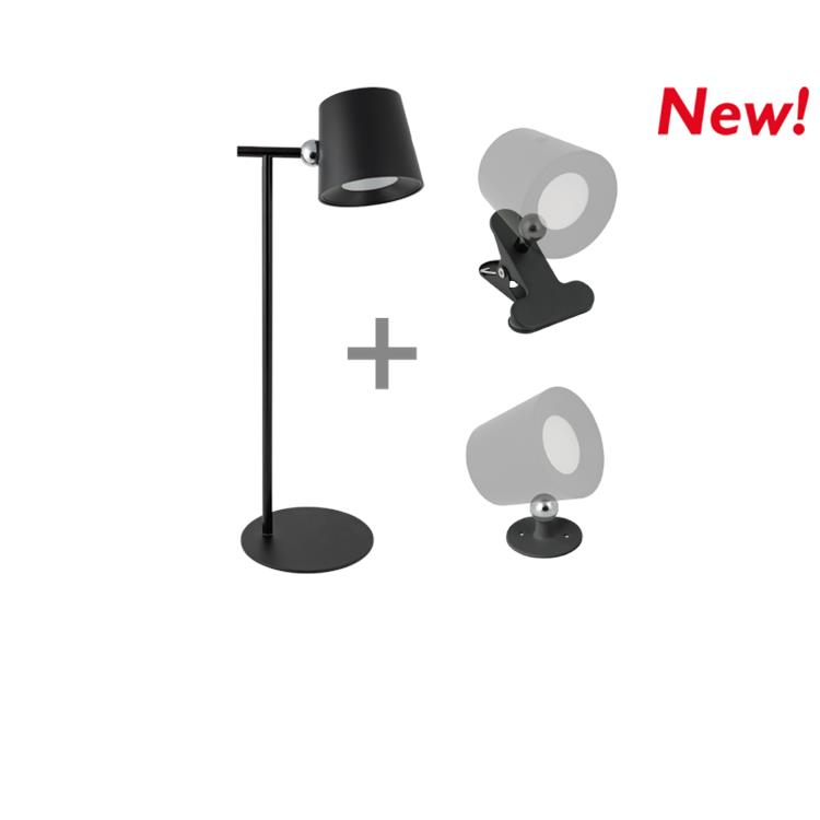 Lampada led da scrivania 3-in-1 NERA