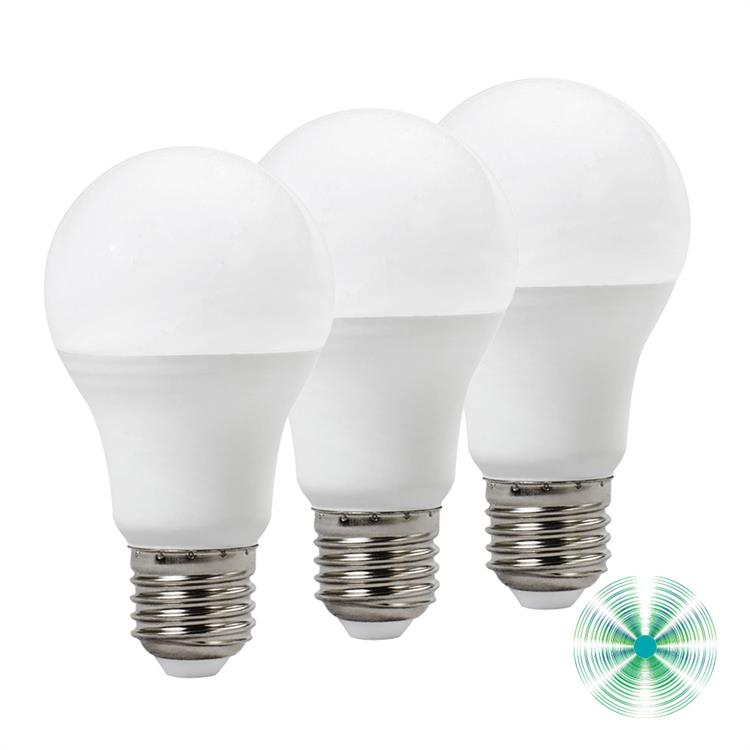 LAMPADINE LED A60 - 3 PEZZI - E27 / 9W / 4000K