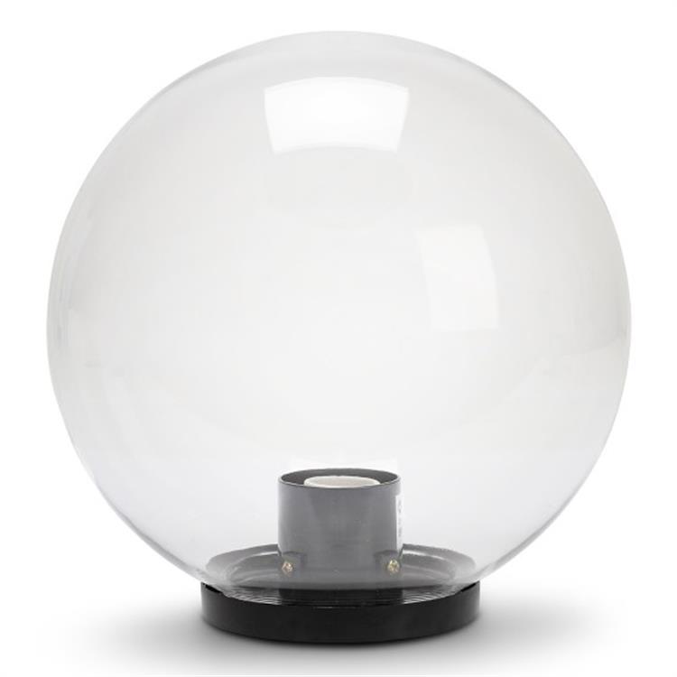 LAMPIONE PER ESTERNO A SFERA 25 CM - APOLUX - E27 - TRASPARENTE