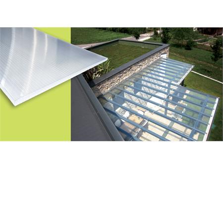 lastra policarbonato alveolare 98x200cm spessore 0 6cm onek