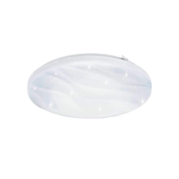 FRANIA S - PLAFONIERA A SOFFITTO LED - EFFETTO CRISTALLO - 1600 LUMEN - 3000K - ø33 cm