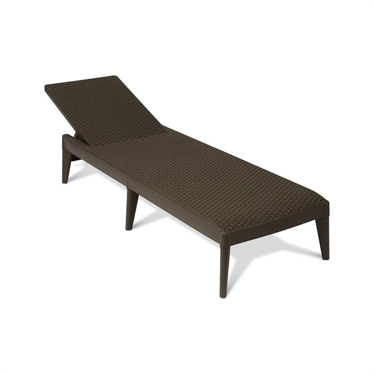 LETTINO PRENDISOLE DA GIARDINO TOOMAX NUMANA IN RATTAN MARRONE