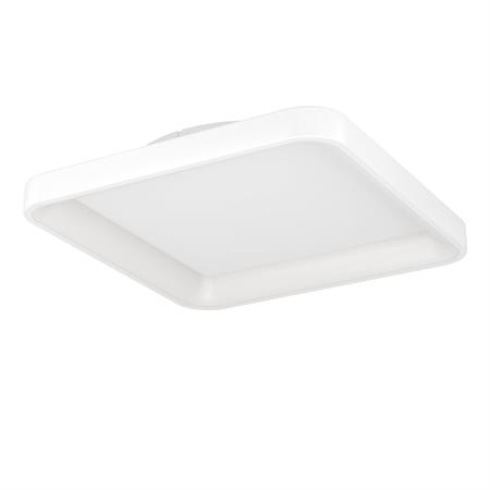 plafoniera led dimmerabile quadrata 1440 lumen 2700k 6500k 12w 35x35 cm loretello bianco