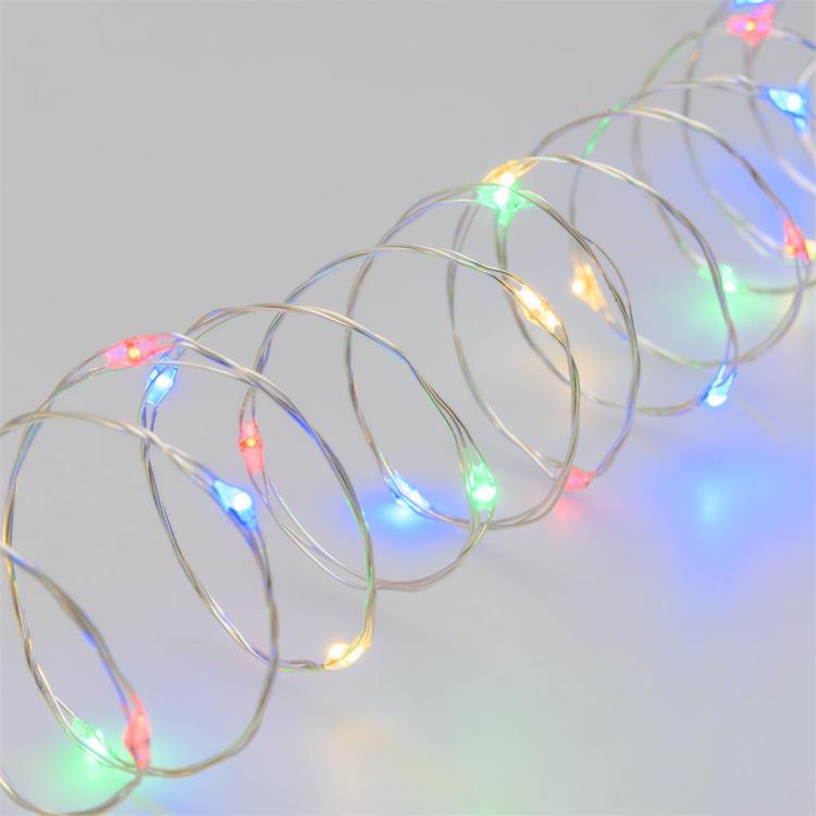LUCI ALBERO DI NATALE - CATENA LUMINOSA 22,5 MT- 300 LED MULTICOLORE CON BOBINA