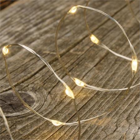 luci di natale a batteria 3xaa catena luminosa 4mt bianco caldo