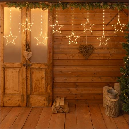 luci di natale stelle luminose ice light 175xh70 cm