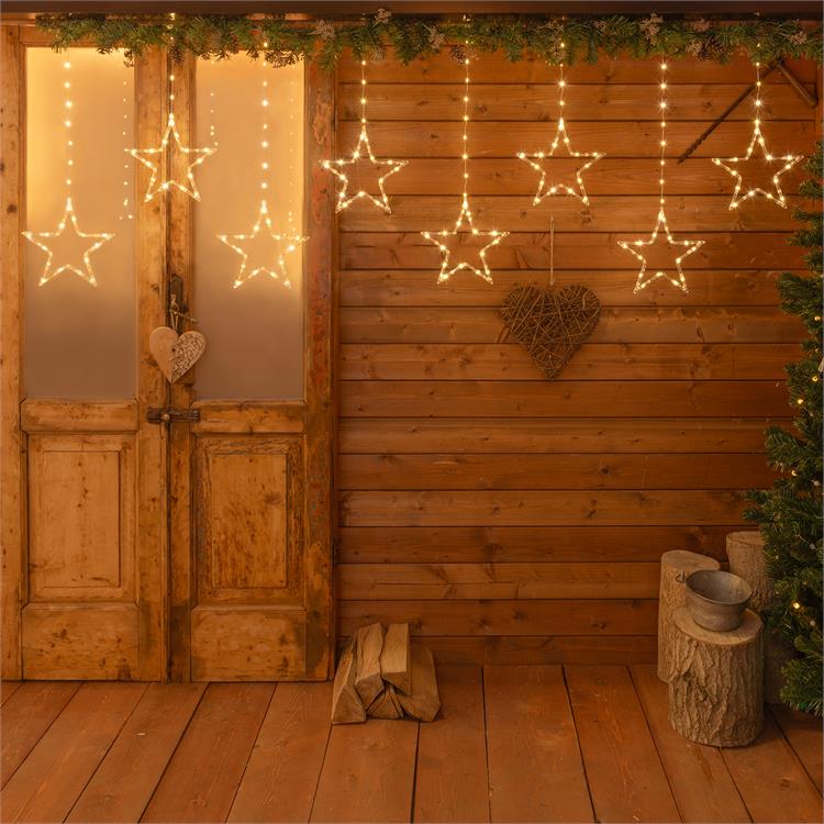 LUCI DI NATALE - STELLE LUMINOSE ICE LIGHT - 175 x H70 CM