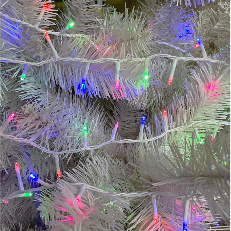 LUCI LED PER ALBERI DI NATALE ESTERNO INTERNO 1000 LED MULTICOLOR 30,5MT