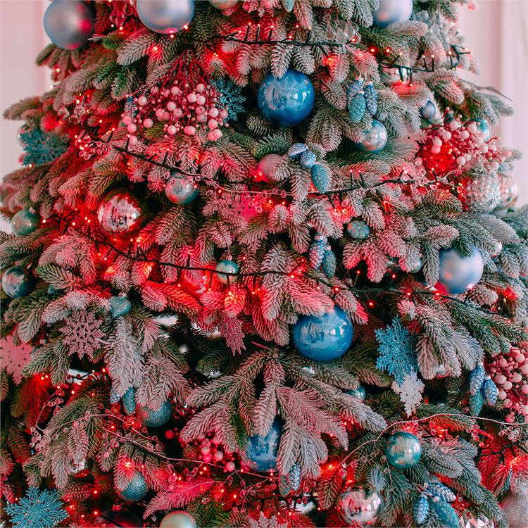 LUCI LED PER ALBERI DI NATALE ESTERNO INTERNO 1000 LED ROSSO 20MT