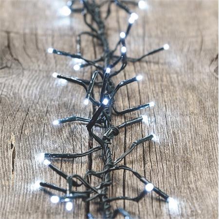 luci led per alberi di natale esterno interno 1100 miniled bianco freddo 11mt