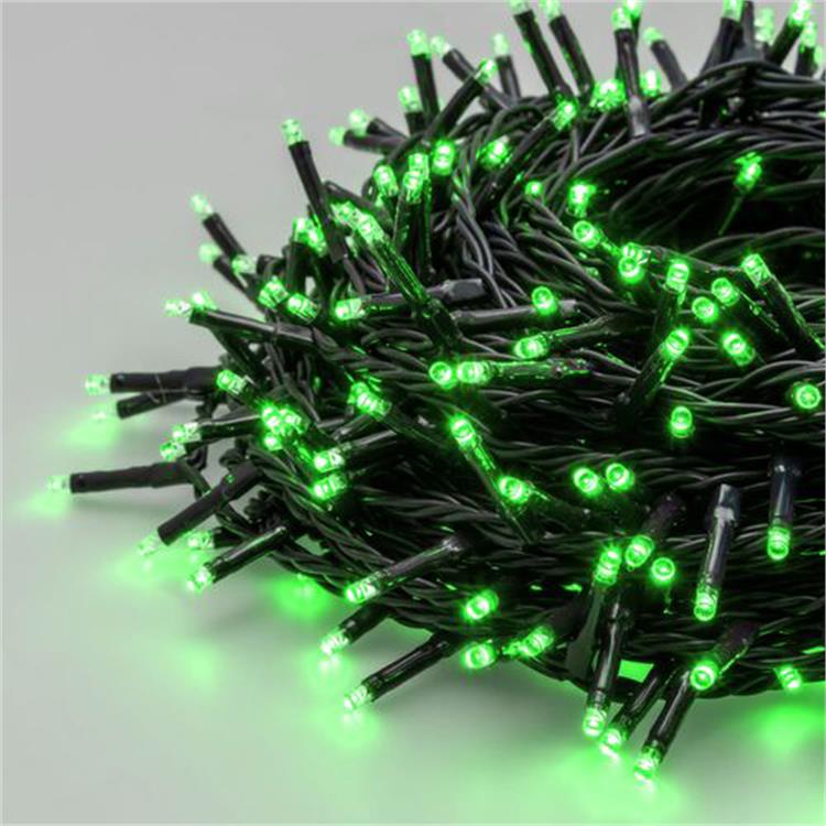 LUCI LED PER ALBERI DI NATALE ESTERNO INTERNO 360 miniLED VERDE 25,7MT