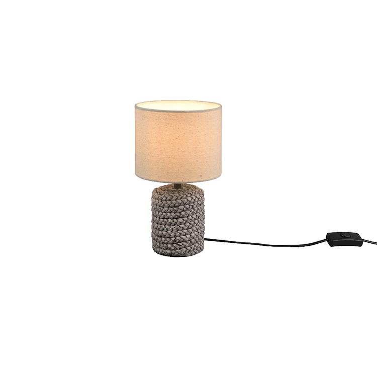LAMPADA DA TAVOLO IN CERAMICA SOGGIORNO DI DESIGN TRIO MALA MARRONE