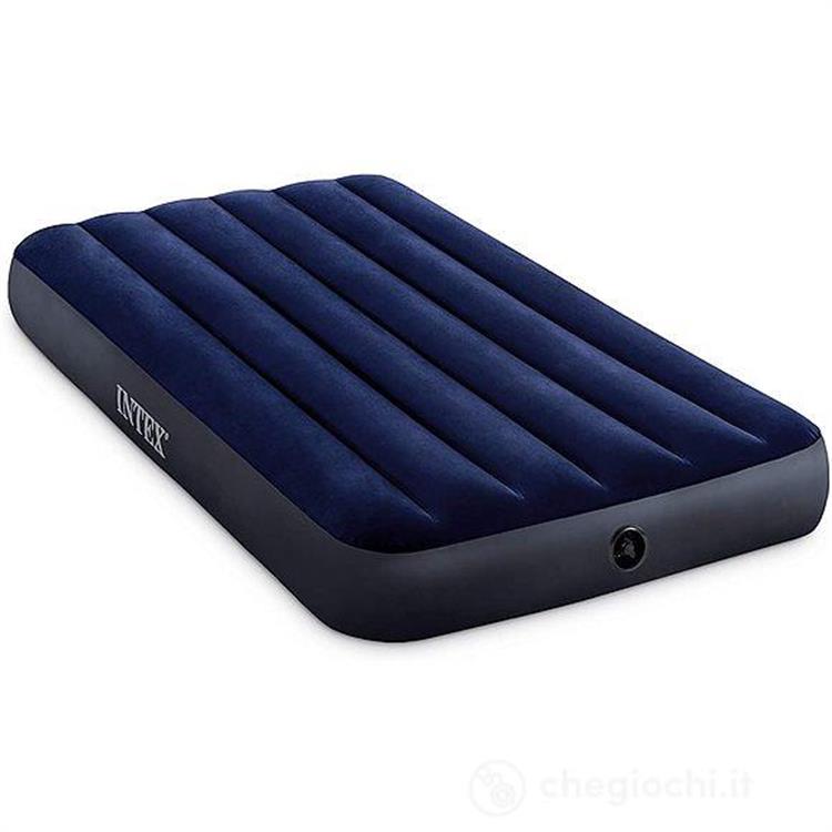 MATERASSO INTEX CAMPEGGIO MARE MATRIMONIALE 1 PIAZZA E MEZZA CLASSIC DOWNY 137x191x25CM.