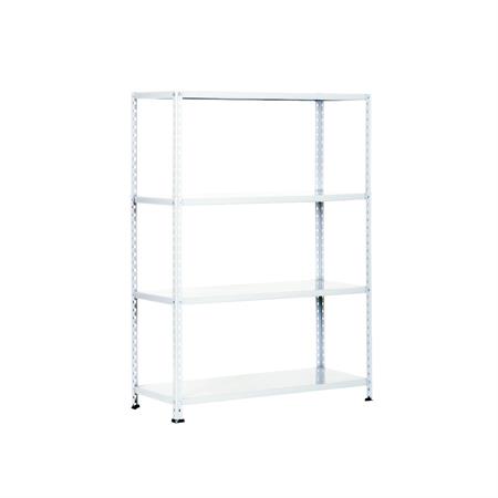 mini 4 ripiani 300x800 bianco 80kg ripiano