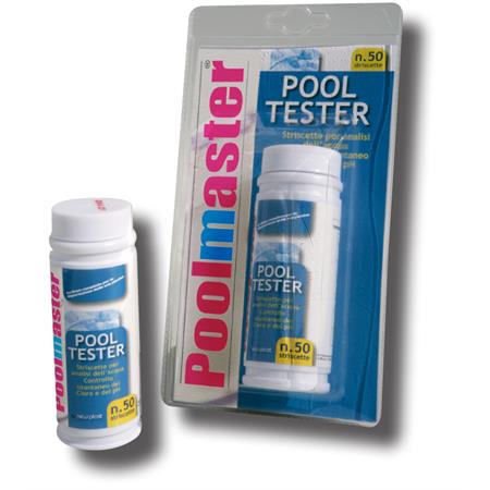misuratore ph e cloro piscina pool tester 50 striscette poolmaster