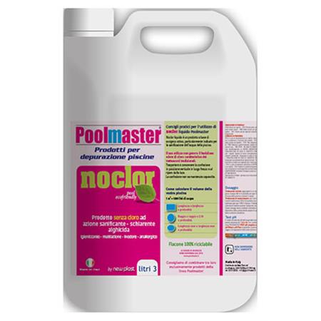 noclor sanificante acqua piscina funzione alghicida schiarente 3 litri