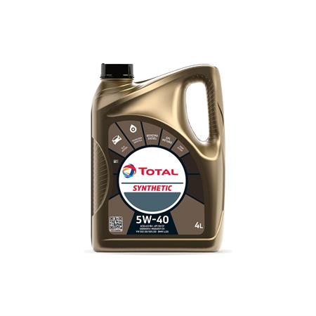 olio motore 5w40 total synthetic 4 litri motori benzina diesel gpl metano
