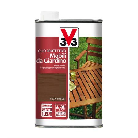 v33 olio protettivo mobili da giardino 1lt incolore