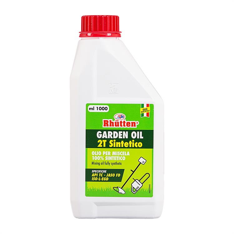 OLIO RHUTTEN SINTETICO GARDEN PER MOTORI A 2 TEMPI 1 LITRO