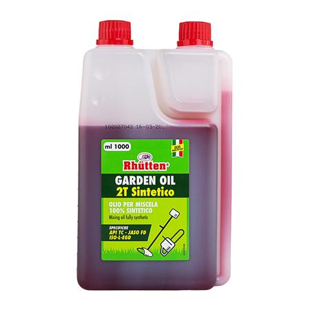 olio rhutten sintetico garden motori 2 tempi dosatore 1 litro