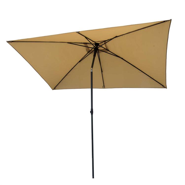 OMBRELLONE DA GIARDINO PALO CENTRALE ARKANSAS 2X3MT ECRU