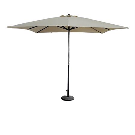 ombrellone da giardino 3x4 a palo centrale ecru