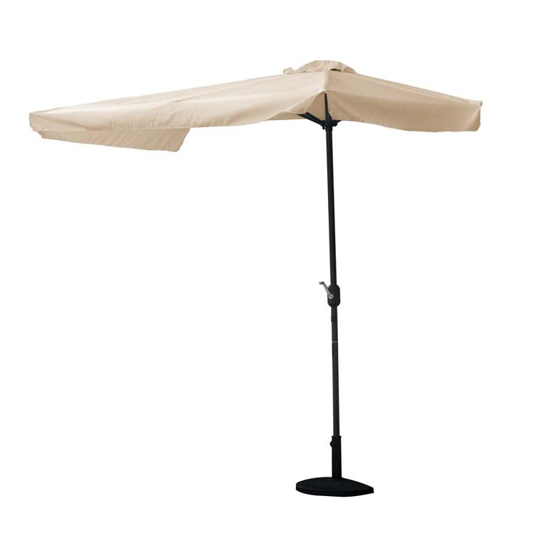 OMBRELLONE DA GIARDINO DECENTRATO ELMIRA IN ALLUMINIO 230x130 CM SABBIA