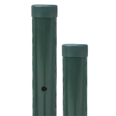 palo in ferro per recinzione verde diametro 34mm 200cm verdelook
