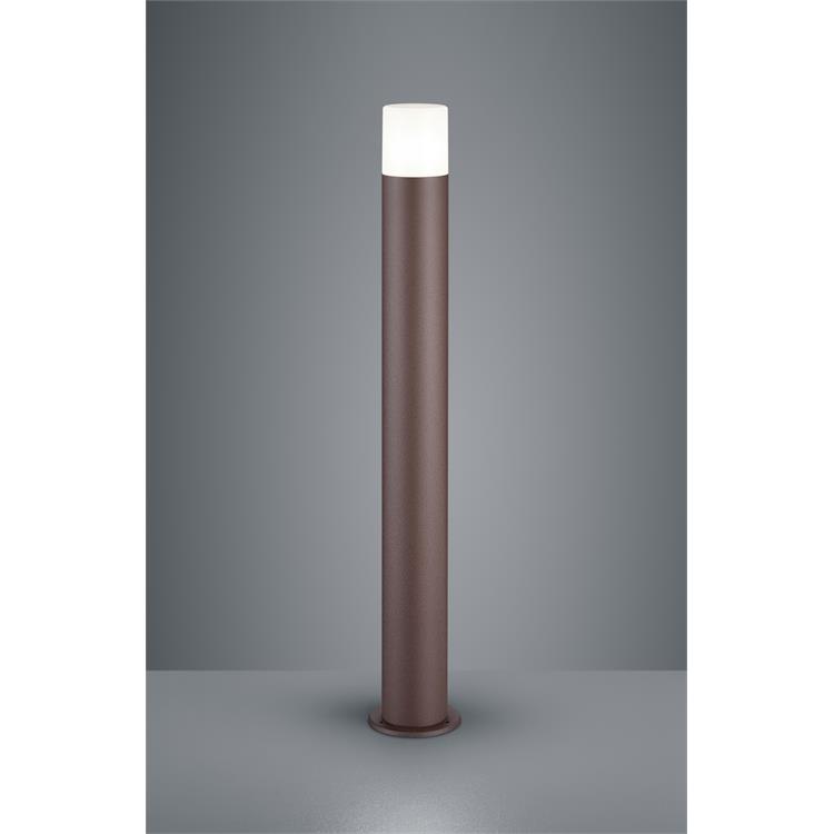 PALO LUCE HOOSIC - LAMPIONCINO DA ESTERNO - H.80CM - E27 - RUGGINE