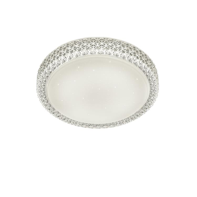 PEGASUS - PLAFONIERA LED DIMMERABILE - EFFETTO CIELO STELLATO - 24W - 2500 LM - ø40 CM - 3000K