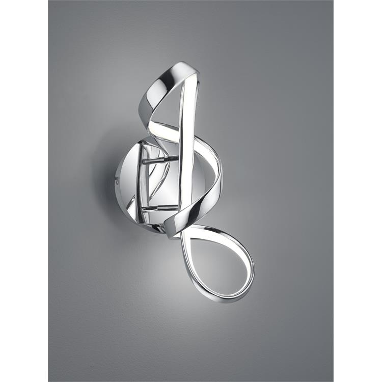 PERUGIA APPLIQUE LED CROMO CON DIMMERAZIONE