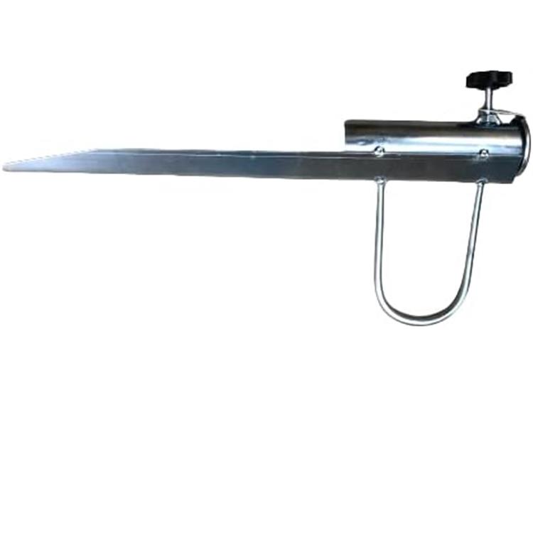 PICCHETTO IN ACCIAIO PER SABBIA O GHIAIA PER OMBRELLONI CON PALO MAX. 38MM