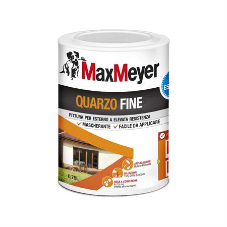 pittura al quarzo per esterni quarzo fine maxmeyer 0 75 lt
