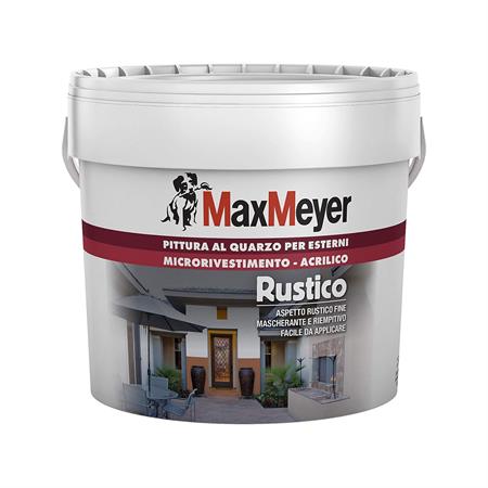pittura al quarzo per esterni rustico bianco 2 5 lt maxmeyer