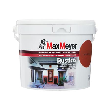 pittura al quarzo per esterni rustico mattone 2 5 lt maxmeyer