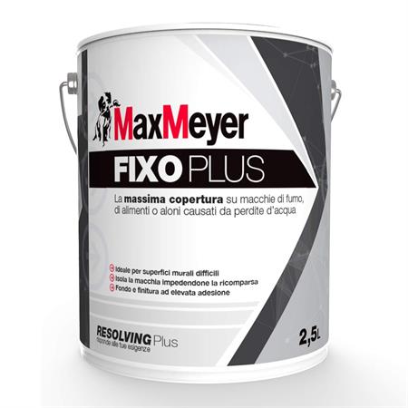 pittura per interni antimacchia fixo plus 2 5 lt bianco maxmeyer
