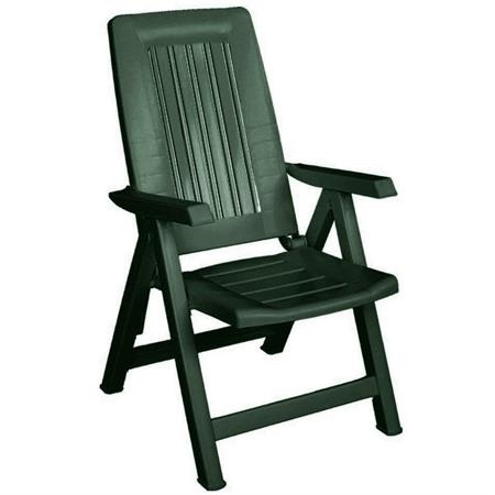 poltrona da giardino in plastica areta diana verde