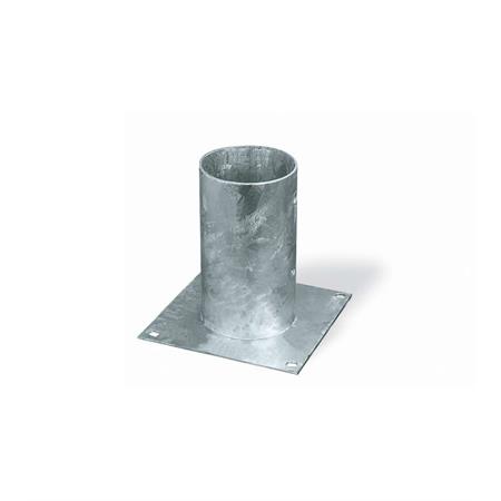 portapali porta pali avvitare ferro zincato diametro 100mm