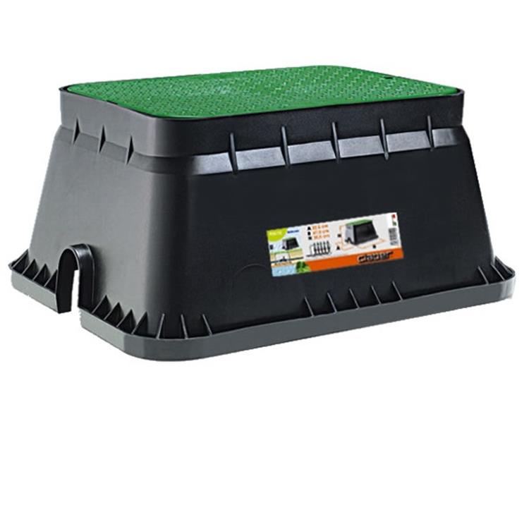 POZZETTO RETTANGOLARE GRANDE PER PROTEGGERE E ORGANIZZARE ELETTROVALVOLE IRRIGAZIONE GIARDINO