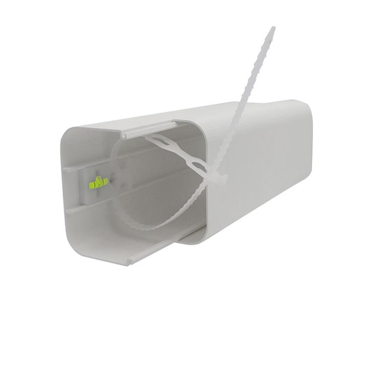 CANALINA PROFILO SCATOLATO ESTRUSO 70X65 MM BIANCO - LINEA PROFILTOP