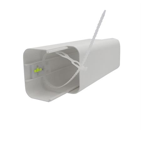 canalina profilo scatolato estruso 98x73 mm bianco linea profiltop