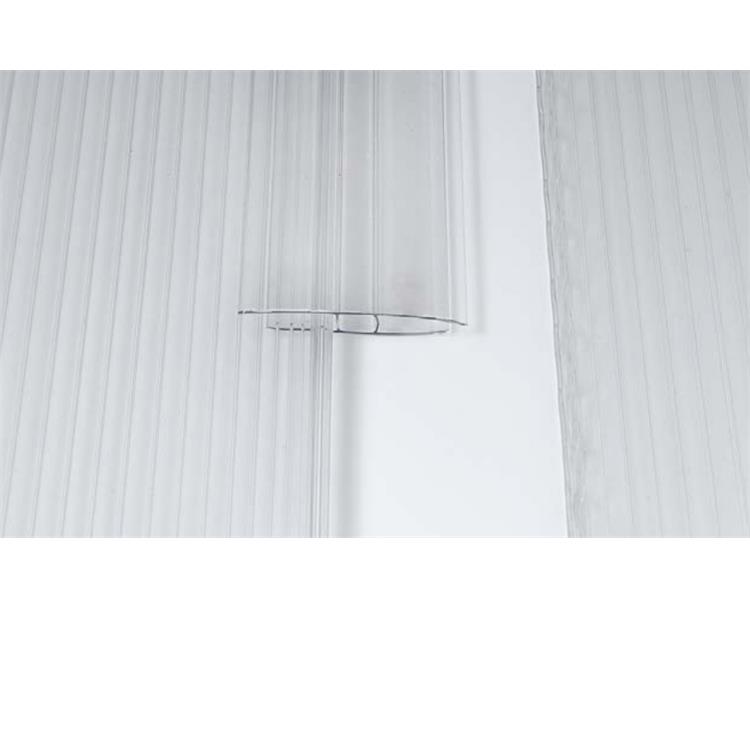 PROFILO GIUNZIONE POLICARBONATO AD H PER LASTRE 6MM POLIMARK