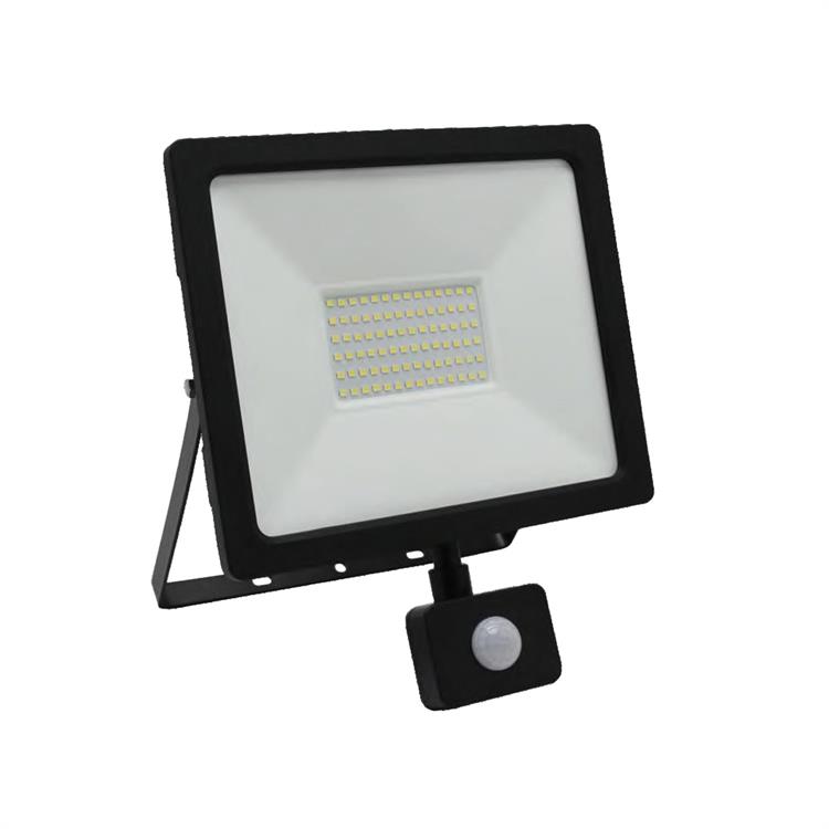 PROIETTORE LED PER ESTERNO CON SENSORE DI MOVIMENTO TERMINUS 50W - 4000 LUMEN
