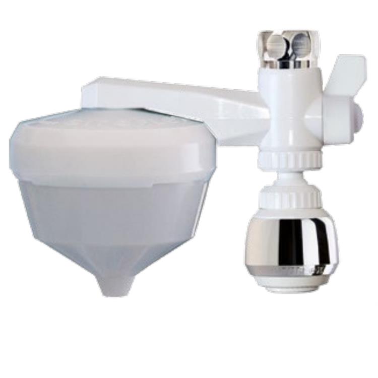 PURIFICATORE D'ACQUA UNI 3-A SIROFLEX CLASSIC BIANCO DOCCETTA CON SNODO