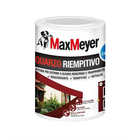 vernice al quarzo per esterni riempitivo antialga max meyer 750ml