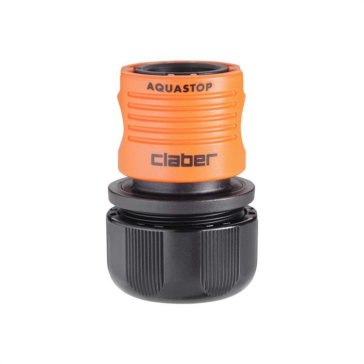 RACCORDO AUTOMATICO CON AQUASTOP PER TUBI DA Ø 3/4” (19 mm) CLABER