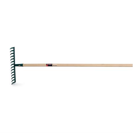 rastrello da giardinaggio 14 denti con manico hasso