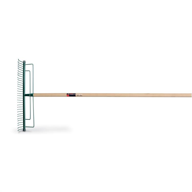 RASTRELLO DA PRATO 32 DENTI IN ACCIAIO CON MANICO HASSO