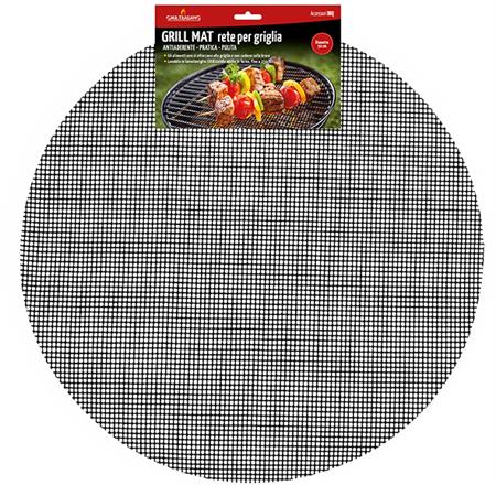 rete griglia antiaderente rotonda diametro 50cm barbecue